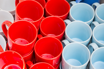 Colorful of ceramic cup