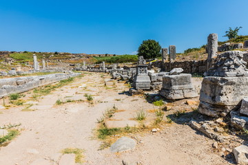 Perga or Perge, an ancient Greek city in Anatolia, a large site of ancient ruins, now in Antalya...