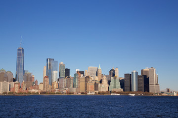 Fototapeta na wymiar Downtown Manhattan Skyline