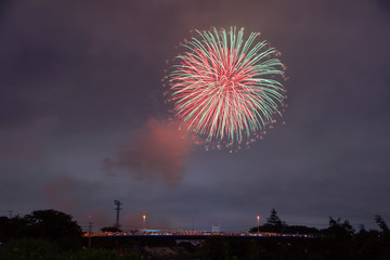 Japanese fireworks display
