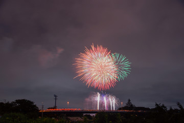 Japanese fireworks display