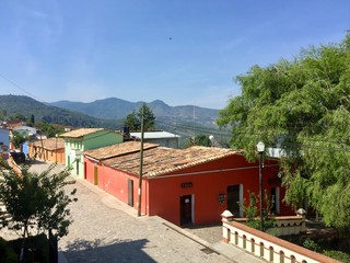 pueblo mágico Capulálpam de Méndez en Oaxaca, Mexico 