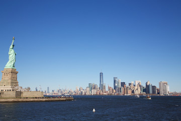 Freiheitsstatue & Manhattan Skyline