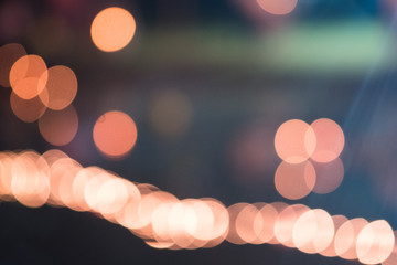 Blurred background of colored lights