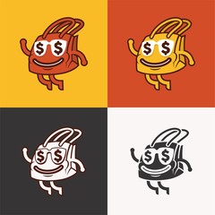 HAPPY SHOP MASCOT LOGO