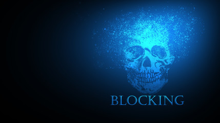 digital security concept. cyber attacks