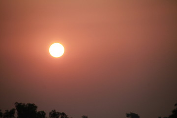 Obraz premium sunset in the desert