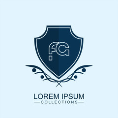 Letter FA Line Elegant logo,Design for Boutique hotel,Resort,Restaurant, Royalty, Victorian. Can be used for workflow layout template, banner, marketing, infographics.