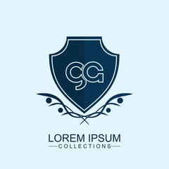Letter GA Line Elegant logo,Design for Boutique hotel,Resort,Restaurant, Royalty, Victorian. Can be used for workflow layout template, banner, marketing, infographics.