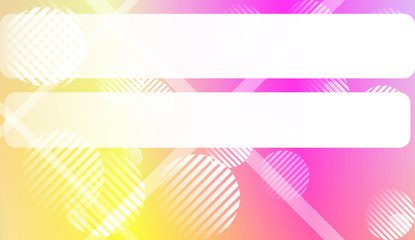 Abstract Shiny Moderns, Lines, Circle, Space for Text. For Cover Page, Landing Page, Banner. Vector Illustration with Color Gradient.