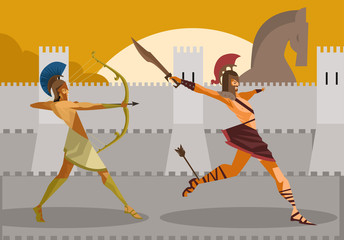 trojan war and troy horse