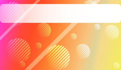 Abstract Background with Lines, Circle. For Your Design Wallpaper, Presentation, Banner, Flyer, Cover Page, Landing Page. Vector Illustration with Color Gradient.