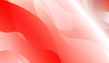 Wave Abstract Background. For Design Flyer, Banner, Landing Page. Vector Illustration with Color Gradient.