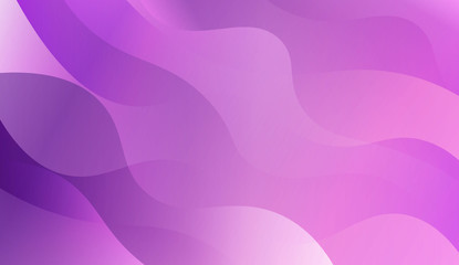 Abstract Wavy Background. For Futuristic Ad, Booklets. Vector Illustration with Color Gradient.