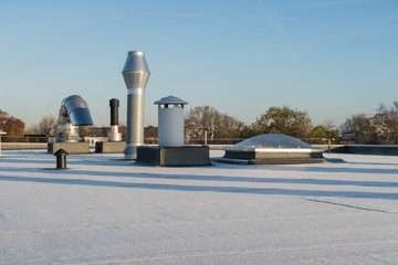 Chimney on the roof