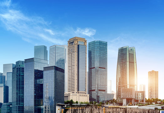 Chongqing's modern buildings - Powered by Adobe