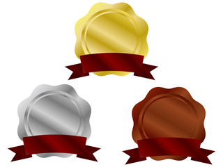 エムブレム金銀銅文字無し