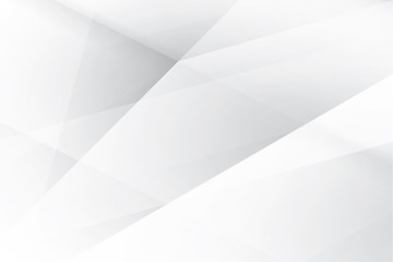 Obraz premium Abstract geometric white and gray color background. Vector, illustration. 