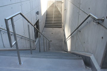 staircase in modern building