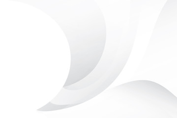 Abstract geometric white and gray color background. Vector, illustration.	