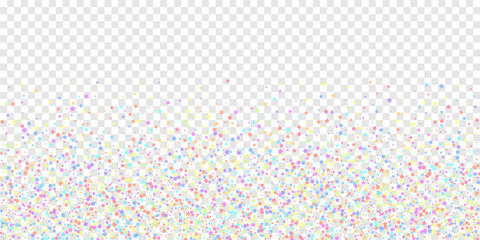 Festive confetti. Celebration stars. Colorful star