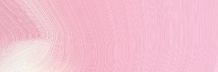 Fototapeta premium smooth swirl waves background illustration with pink, baby pink and linen color