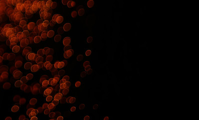 Beautiful Diwali Glowing Firecracker, fire of cracker explosion on black background