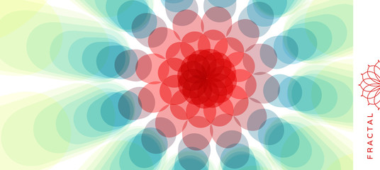 Abstract background with transparent colorful circles and ovals. Vector illustration for print, textile, fabric, package, wrapping or cover.