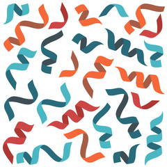 Different colors gift ribbons. Pattern, background. Strips or braid