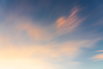Abstract sky and clouds natural background.
