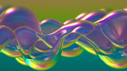 Beautiful, light, elegant background. 3d illustration, 3d rendering.