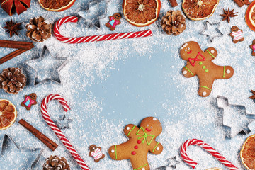 Christmas food background