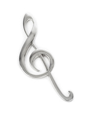 Obraz premium Music treble clef