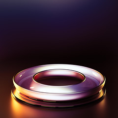 Elegant minimal background. 3d illustration, 3d rendering.