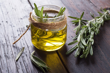 Essential oil of rosemary - 305371936