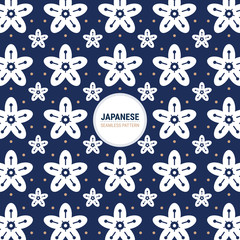 Traditional Japanese seamless pattern