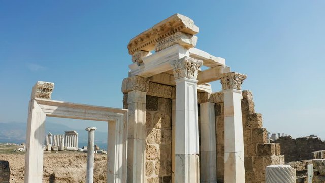 The ancient city of Laodicea. From SKY. 