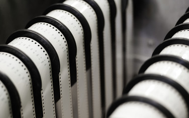 Fototapeta premium 35mm film washers in cinemas with industrial films