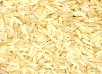 Long grain rice, texture.