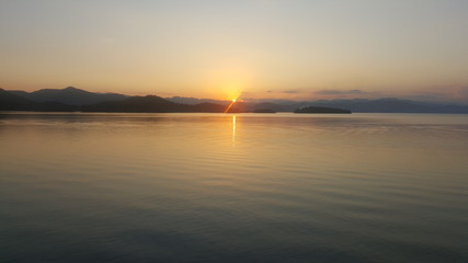 Obraz premium sunset on the sea