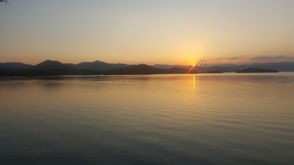 Fototapeta premium sunset on the beach