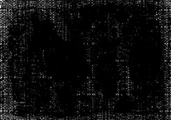 Obraz premium Dark grunge urban texture vector. Distressed overlay texture. Grunge background. Abstract obvious dark worn textured effect. Vector Illustration. Black isolated on white. EPS10.