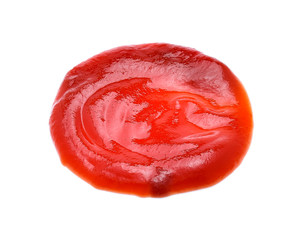 tomato sauce isolated on white background