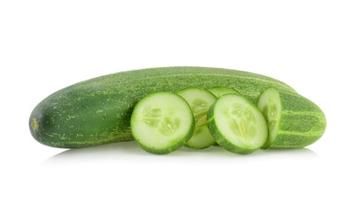 Cucumber isolated on white background