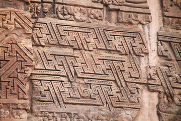 ancient relief on the wall