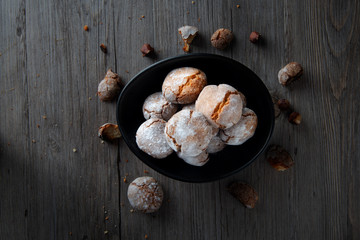  Amaretti cookies with nuts
