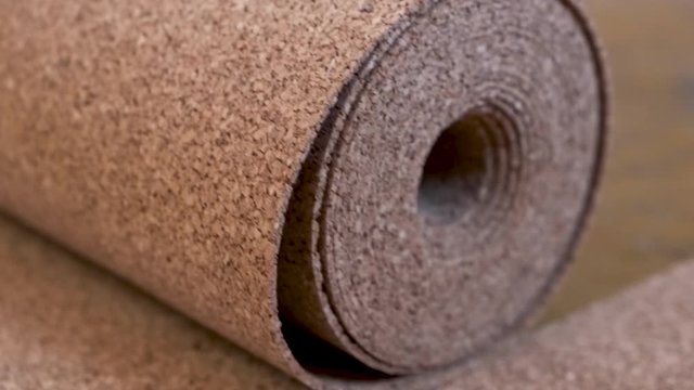 roll of wooden cork 