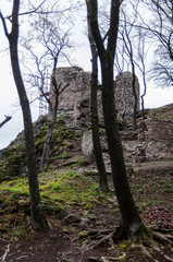 Ruiny zamku strażnicy słowacja 