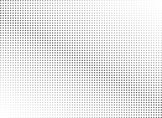 Abstract halftone dotted background. Monochrome futuristic grunge pattern, stars.  Vector modern optical pop art texture for posters, site, postcard, cover, labels, vintage sticker, mock-up layout.