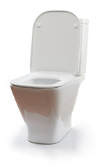 White clean ceramic lavatory